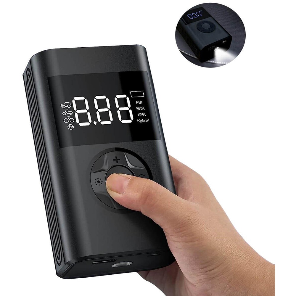 Compresor auto ROLL FAST 11074R, acumulator, 150PSI, 12V