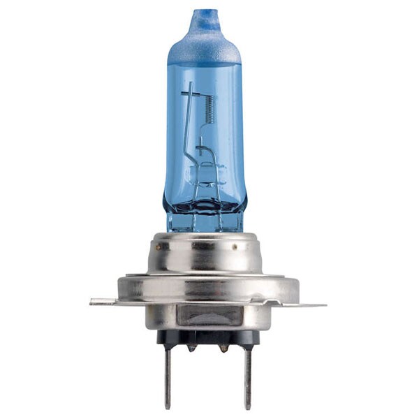 Bec moto far halogen PHILIPS H7 Blue Vision, 12V, 55W, PX26D, blister 1 bucata