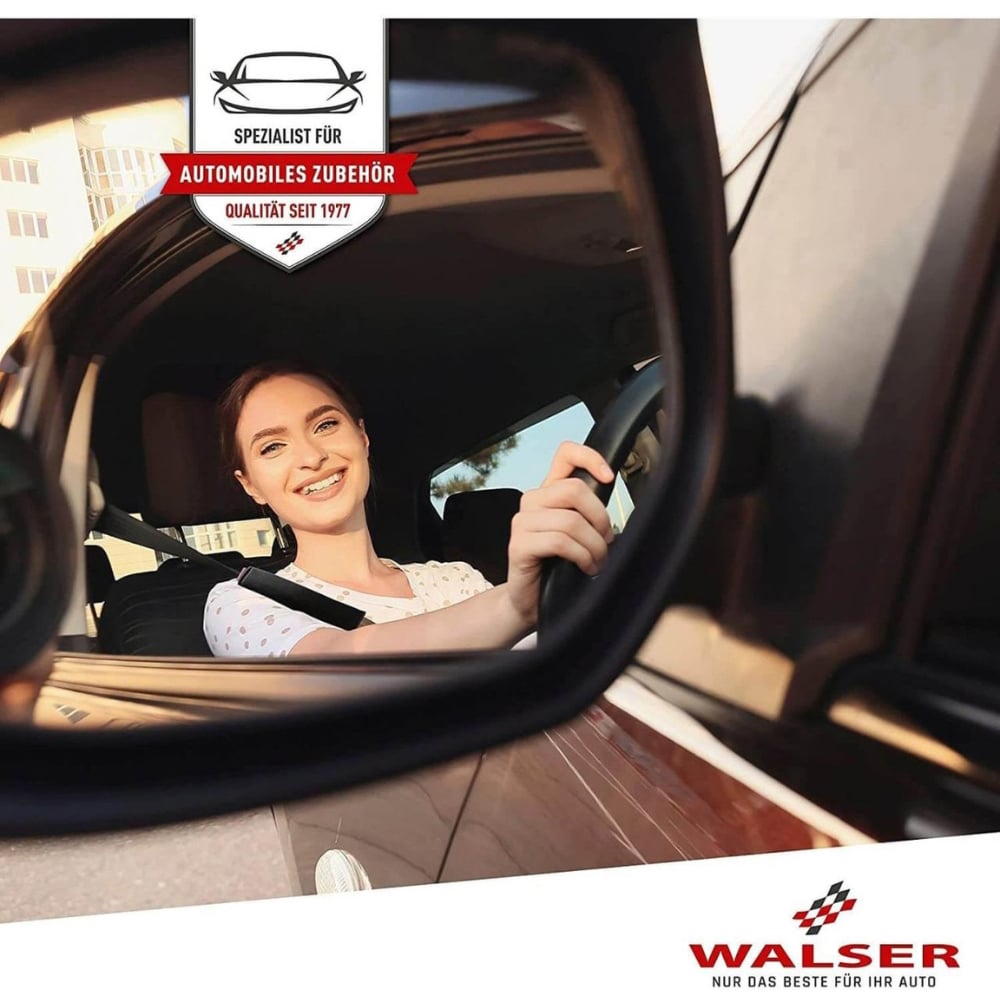 Set protectii centuri auto WALSER 13565, 2buc, negru