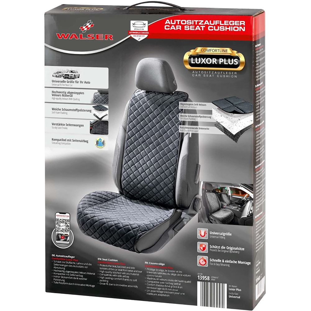 Husa scaun WALSER 13958, universal, negru