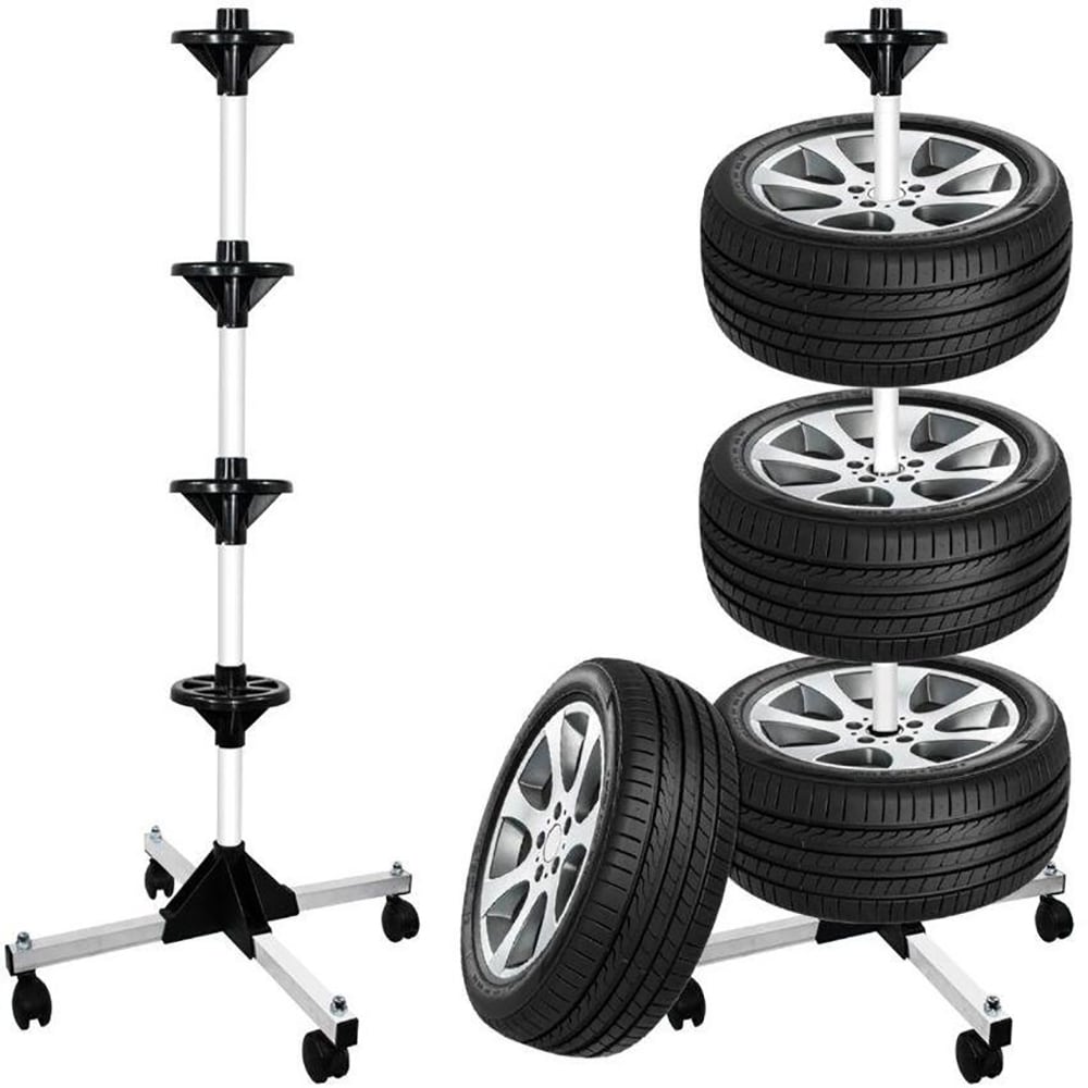 Suport anvelope vertical ROLL FAST 15126R, 4 anvelope, max 225mm latime