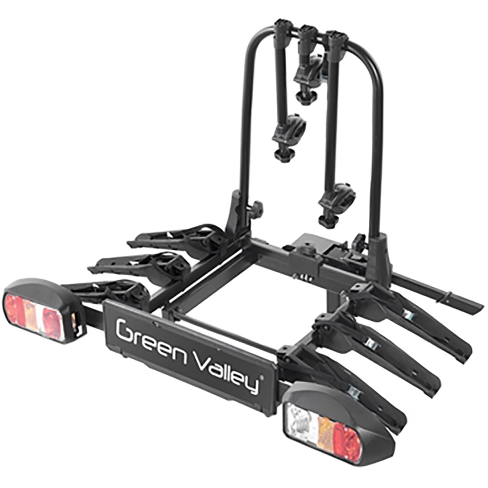 Suport biciclete GREEN VALLEY Discovery, Prindere pe carlig de remorcare, 3 biciclete
