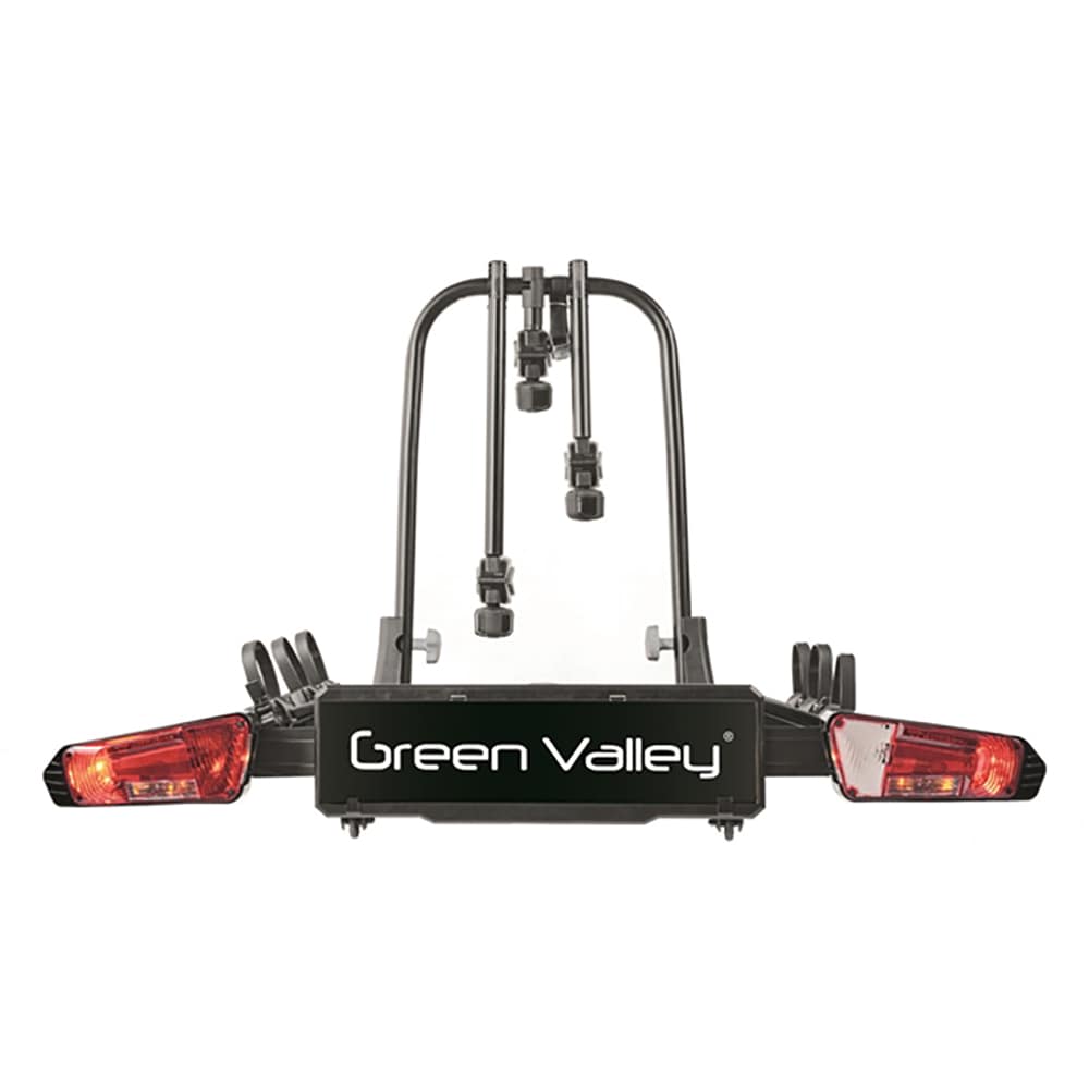 Suport biciclete GREEN VALLEY Tourer, Prindere pe carlig de remorcare, 3 biciclete