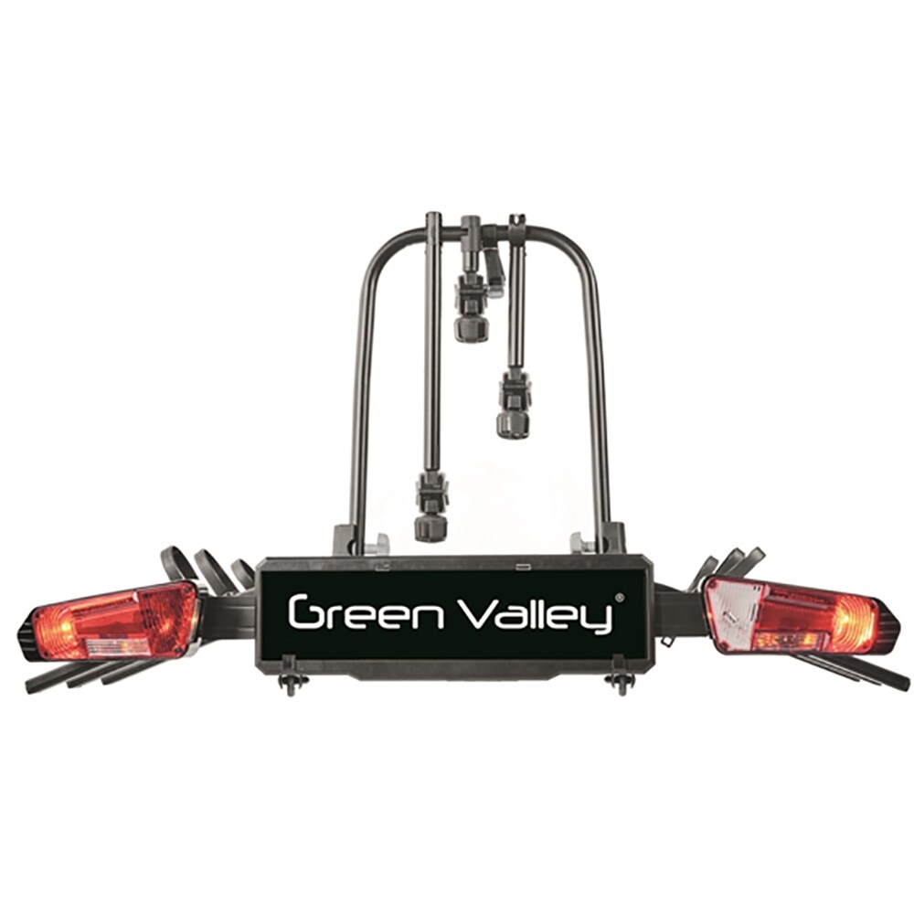 Suport biciclete GREEN VALLEY Explorer, Prindere pe carlig de remorcare, 3 biciclete