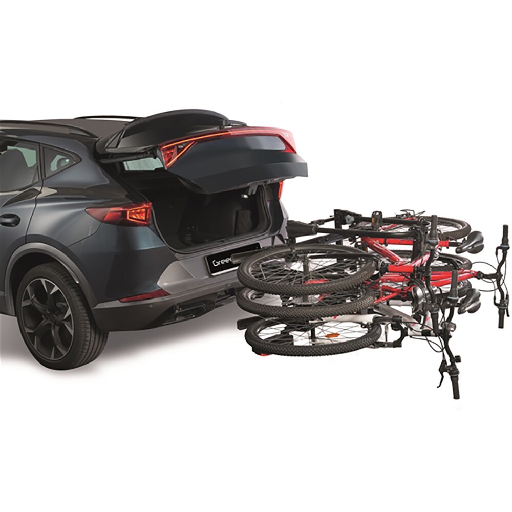 Suport biciclete GREEN VALLEY Explorer, Prindere pe carlig de remorcare, 3 biciclete