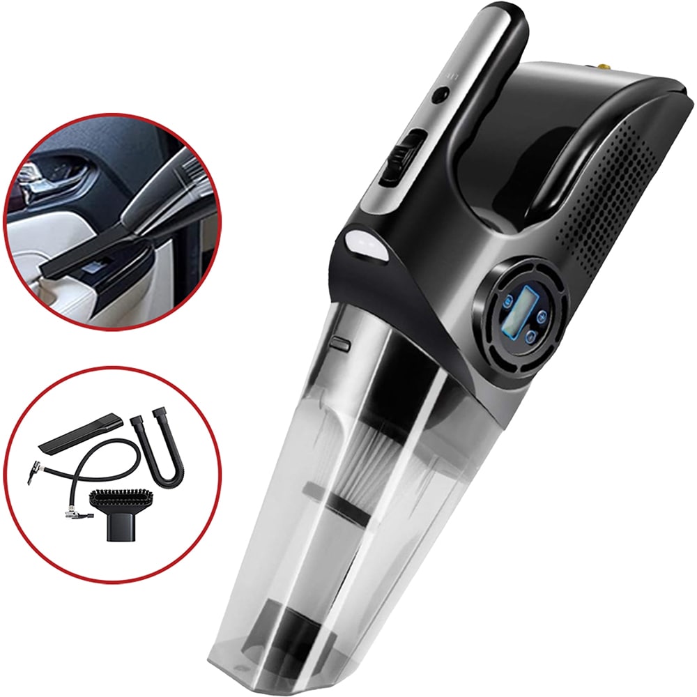 Aspirator auto ROLL FAST 4in1, 12V, 120W, negru