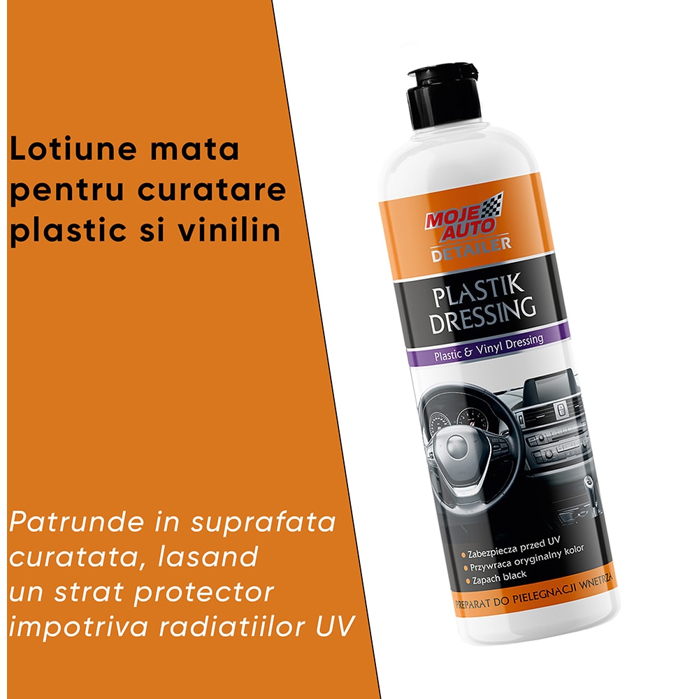 Solutie curatare plastic/vinilin MOJE AUTO 19624, 500ml