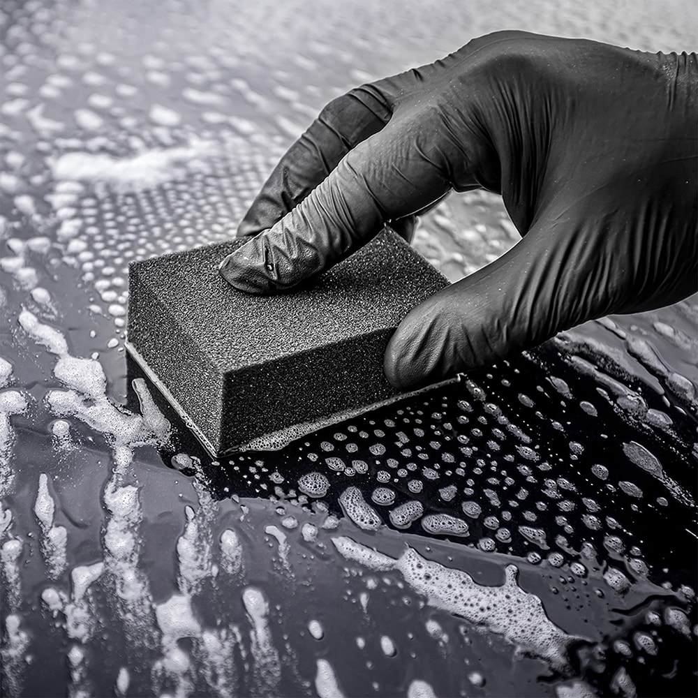 Burete decontaminare MOJE AUTO Clay Sponge, negru