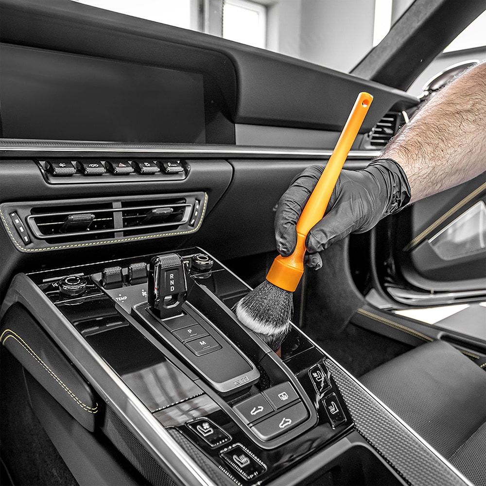 Pensula detailing MOJE AUTO, interior/exterior, portocaliu