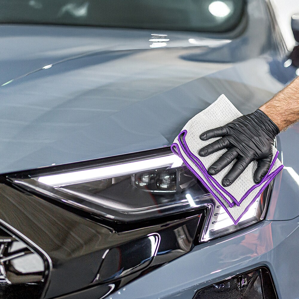 Laveta microfibra geamuri MOJE AUTO 19664, 40 x 40cm, gri