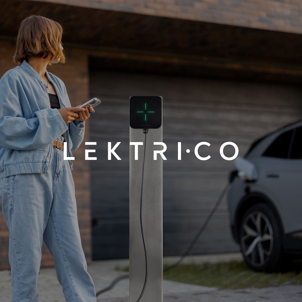 Statie incarcare masini electrice LEKTRI.CO One Safe EM, monofazat 7.4kW, 32A, Type 2, cablu 5m, Wi-Fi, negru