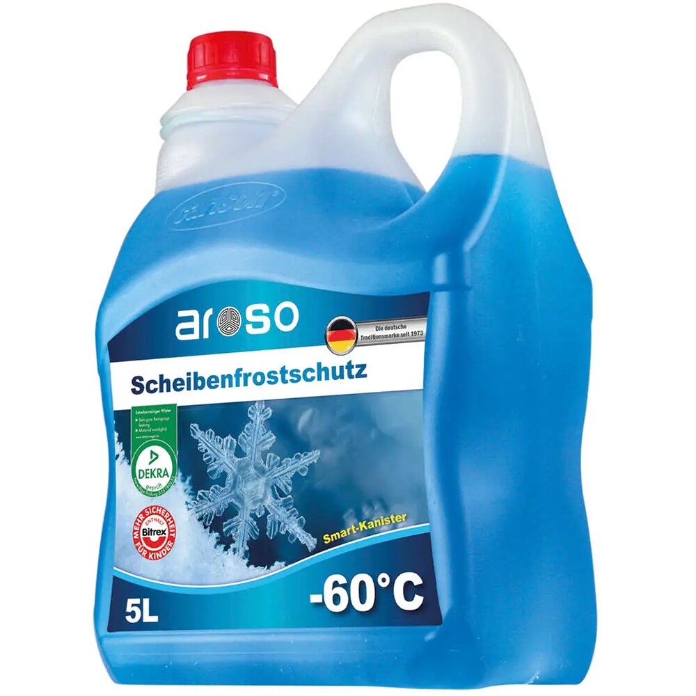 Solutie de curatat parbrizul AROSO, iarna, -60grade, 5L