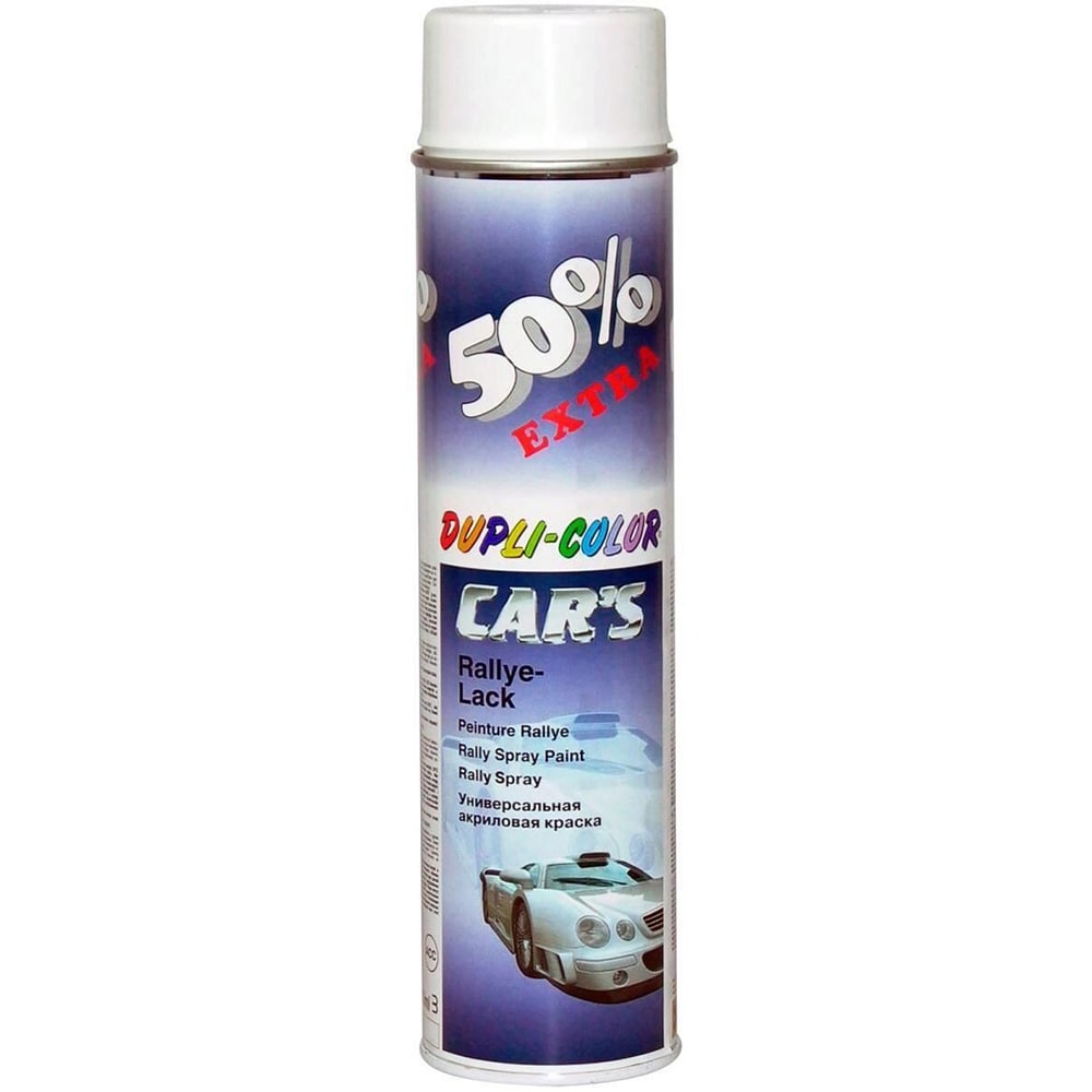Spray vopsea DUPLICOLOR, alb lucios, 600ml