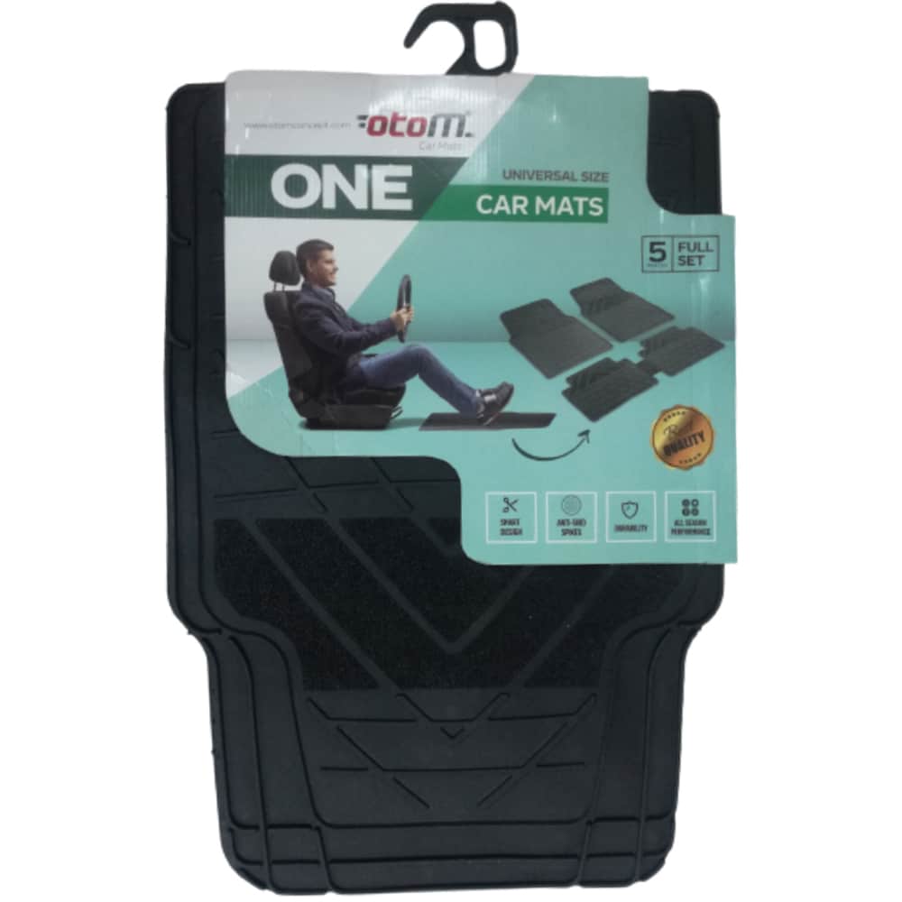 Set covorase auto OTOM One, Universal, cauciuc, 5 bucati
