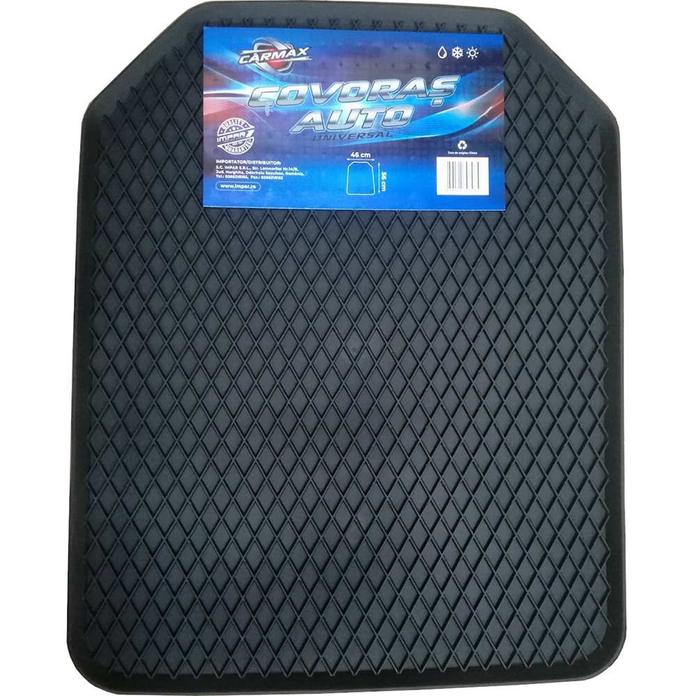 Covoras auto CARMAX 48544, cauciuc, 45x55 cm, 1 bucata