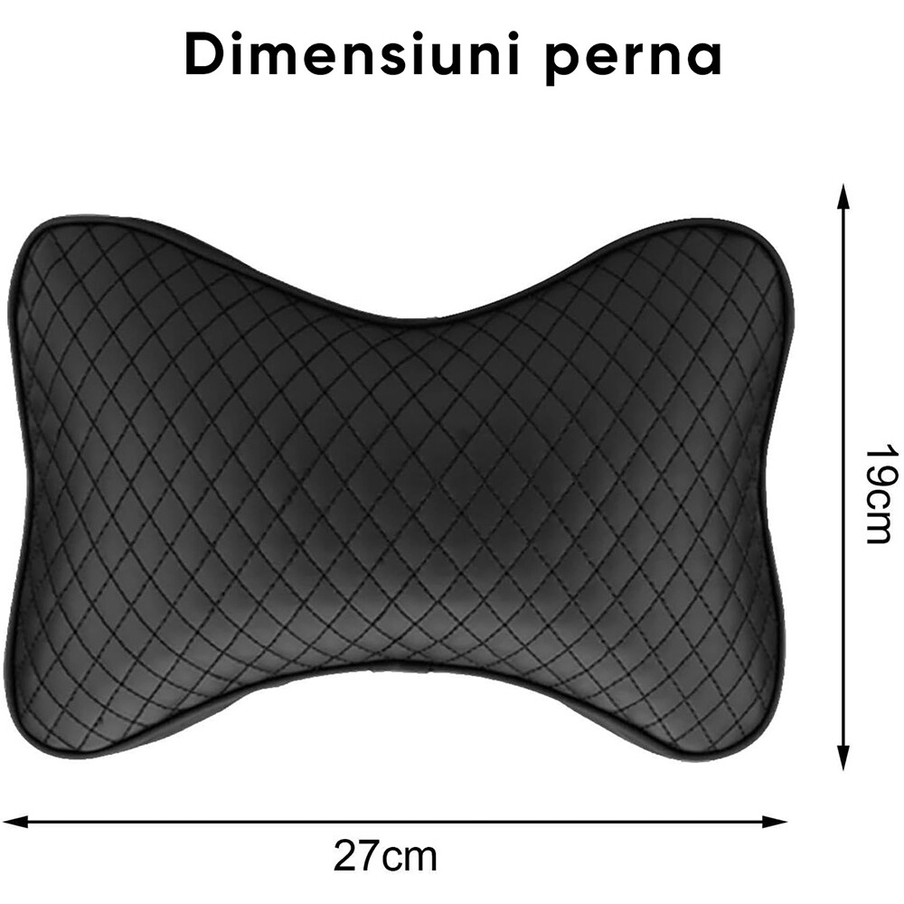 Perne tetiera ROLL FAST 50059R, 27 x 19 x 10 cm, 2buc, negru