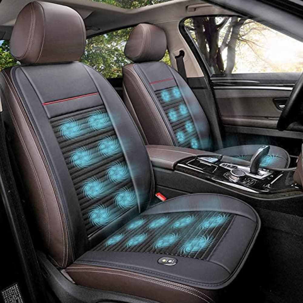 Husa scaun CARMAX 52272, ventilatie, masaj, negru