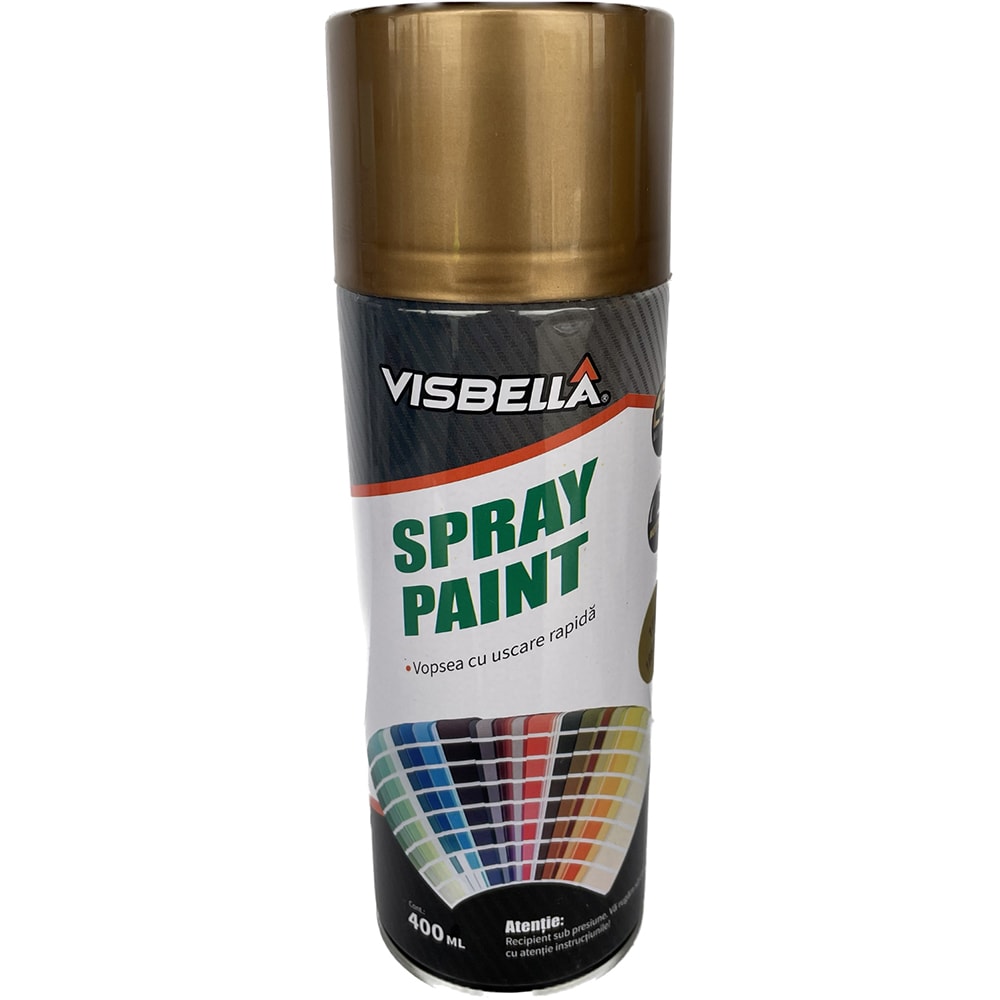 Spray vopsea acrilica VISBELLA 52713, auriu, 400ml