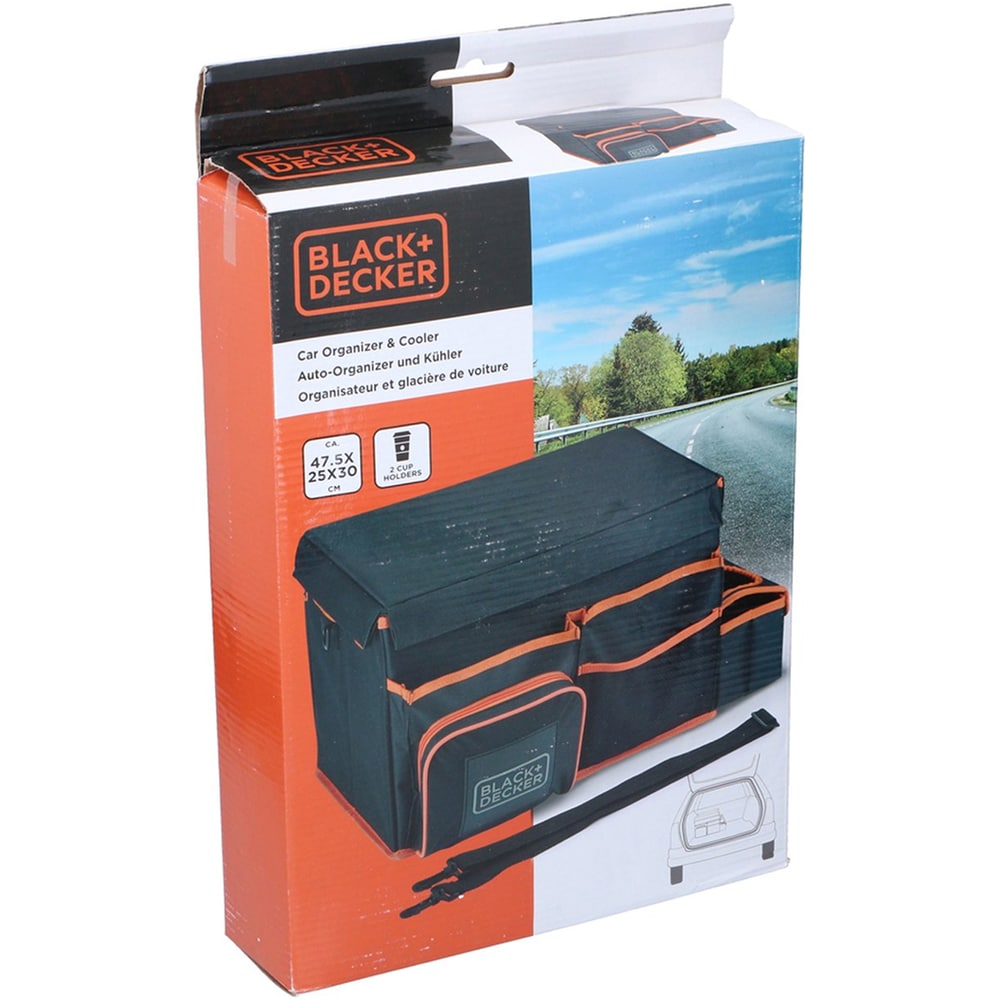 Organizator portbagaj BLACK&DECKER, 47.5 x 25 x 30 cm, negru