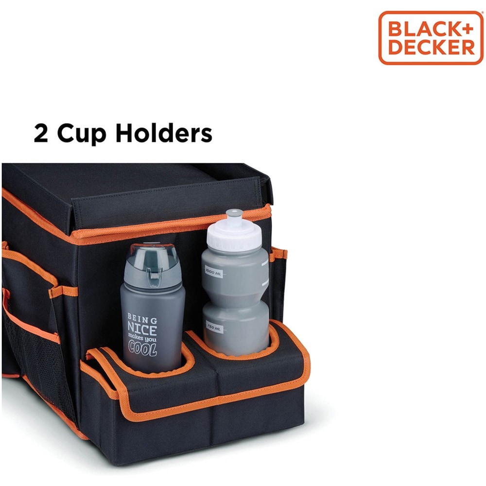 Organizator portbagaj BLACK&DECKER, 47.5 x 25 x 30 cm, negru