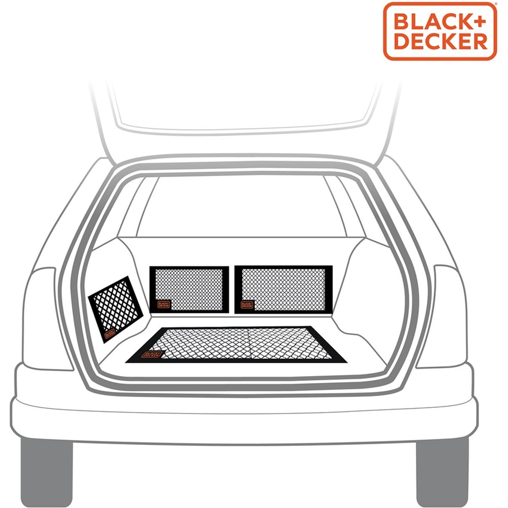 Set plase pentru portbagaj BLACK&DECKER, 4buc