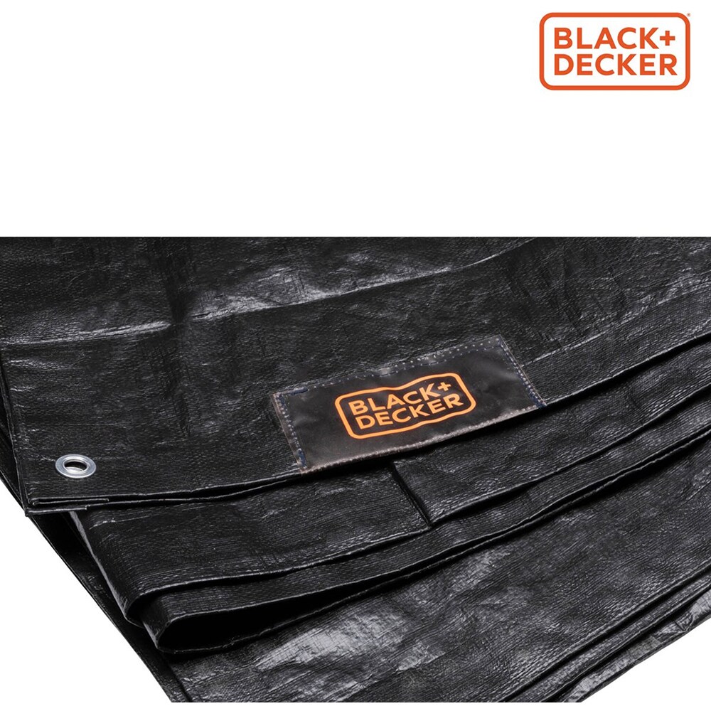 Prelata remorca BLACK&DECKER, 200 x 300cm, negru