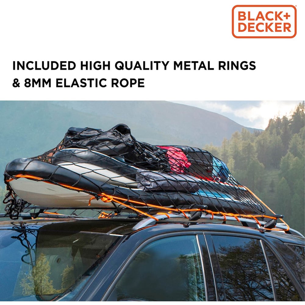 Plasa pentru remorca BLACK&DECKER, 200 x 300cm, negru