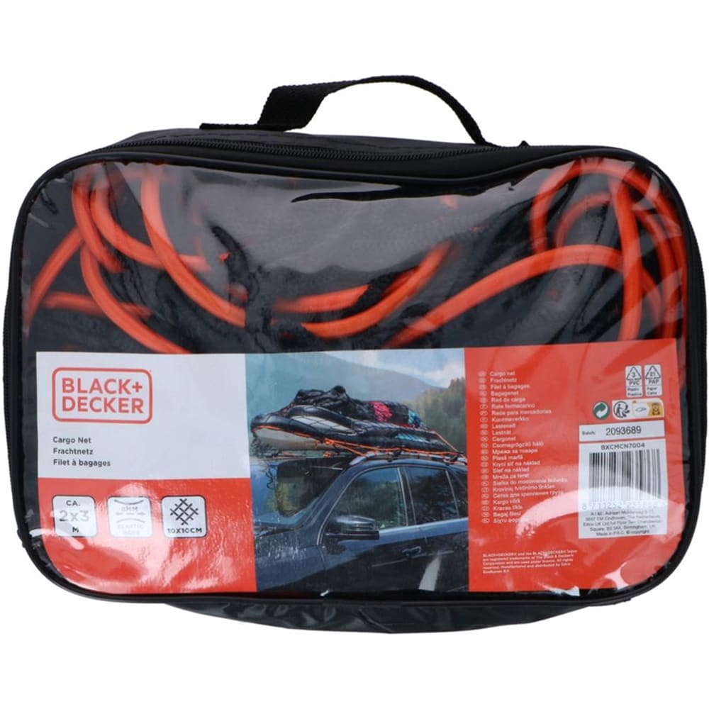 Plasa pentru remorca BLACK&DECKER, 200 x 300cm, negru