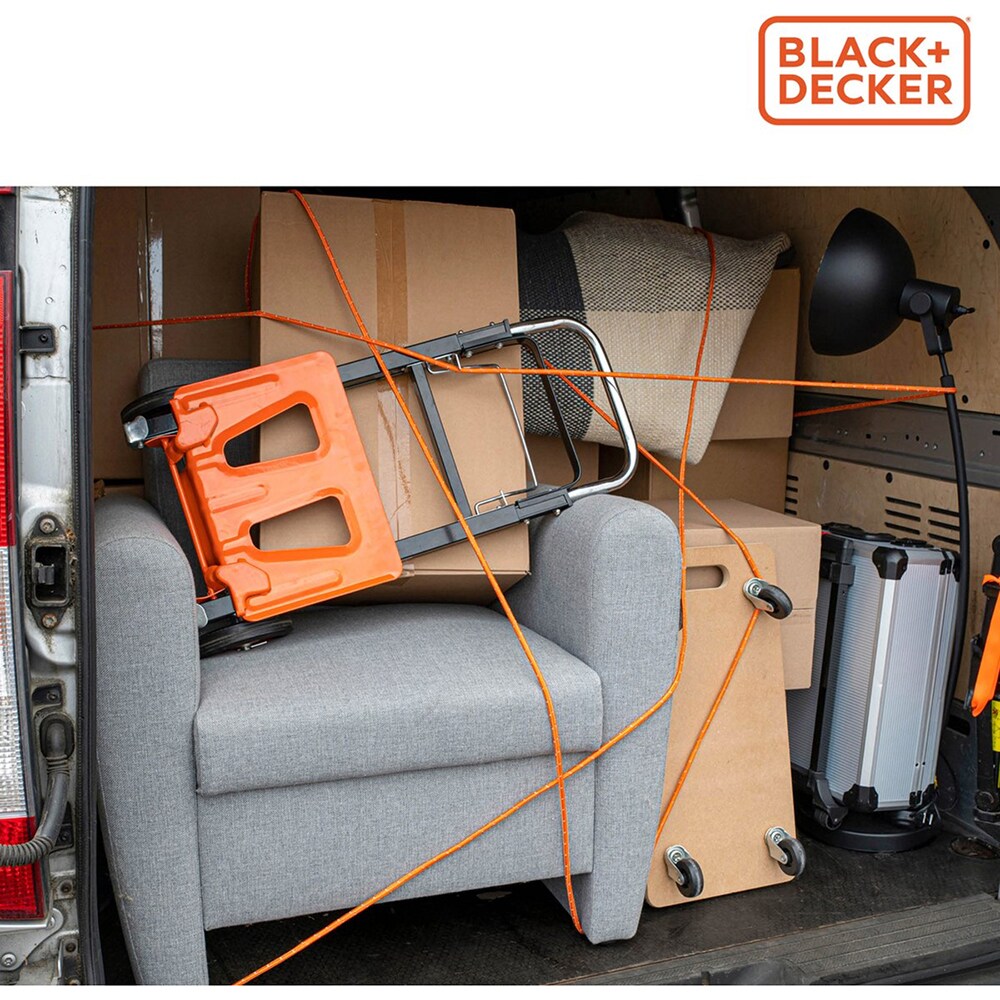 Sfoara cargo BLACK&DECKER, 15m, portocaliu