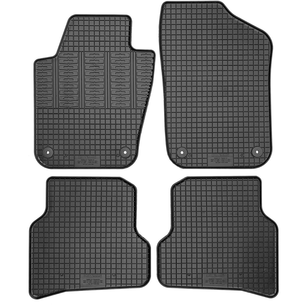 Covoras cauciuc CIKCAR Volkswagen/Seat/Skoda Polo/Ibiza/Fabia, 2009 - 2017