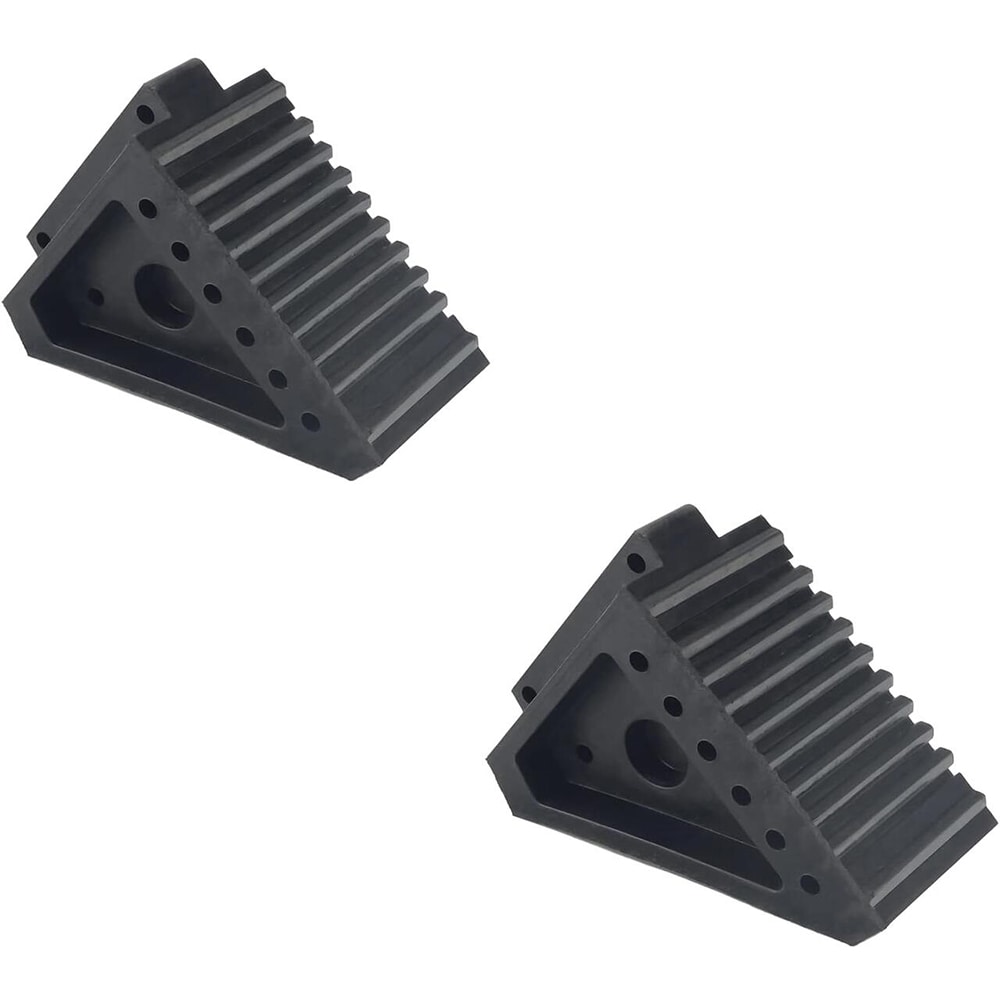 Cale blocare roti ROLL FAST 56480R, cauciuc, negru, 2buc