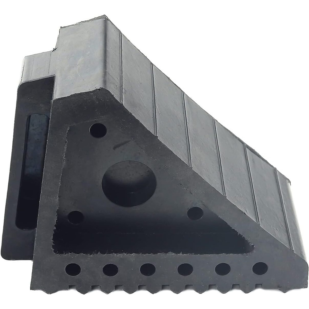 Cale blocare roti ROLL FAST 56480R, cauciuc, negru, 2buc