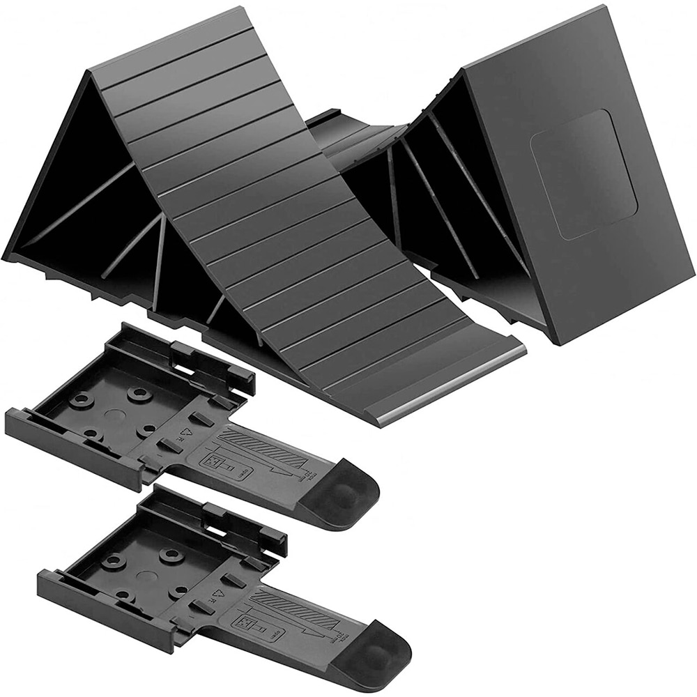 Cale roti ROLL FAST 56490R, plastic, negru, 2buc