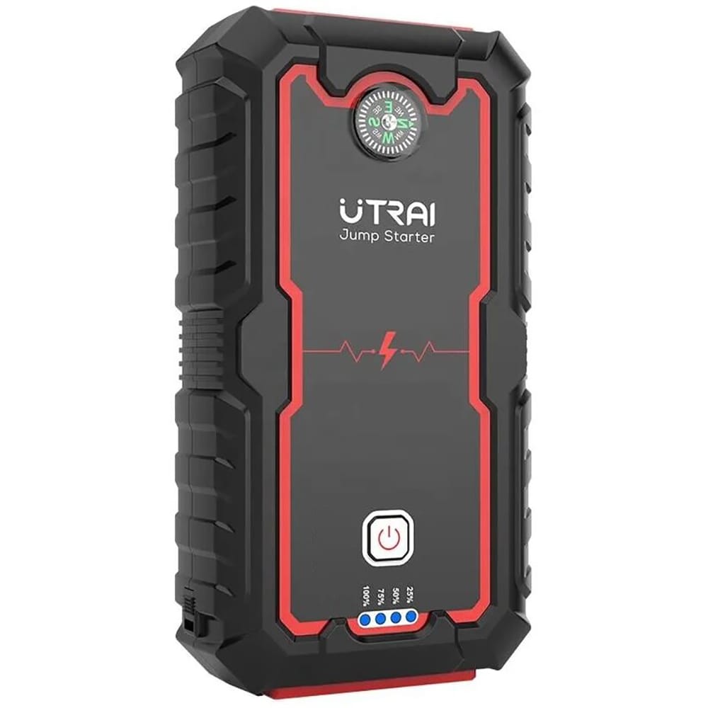 Starter auto UTRAI Jstar One, 12V, 2000A, 16000mAh, USB, Busola, Lanterna, negru
