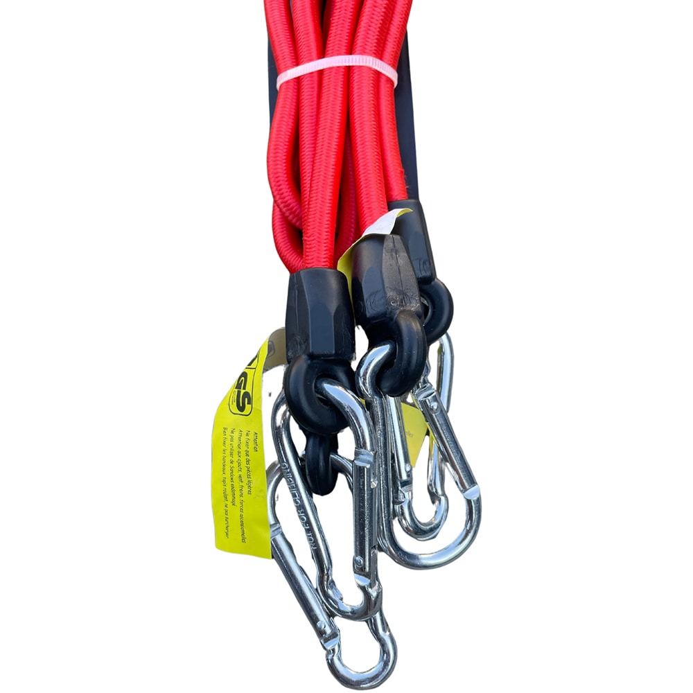 Chinga elastica CARMAX, 8mm x 60cm, 2 buc, rosu
