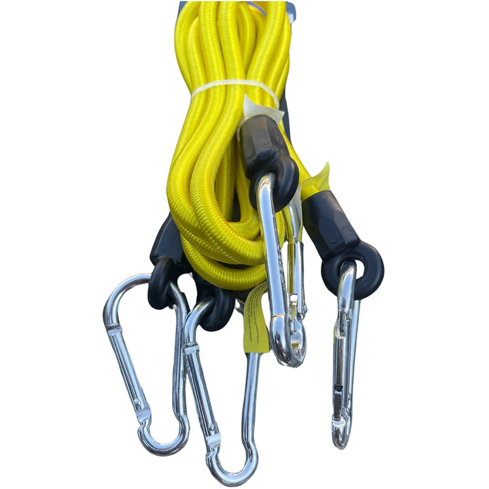 Chinga elastica CARMAX, 8mm x 100cm, 2 buc, galben