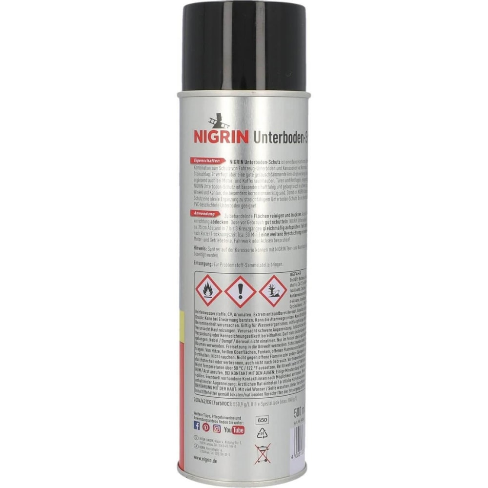 Spray bitum negru NIGRIN 74034, 500ml