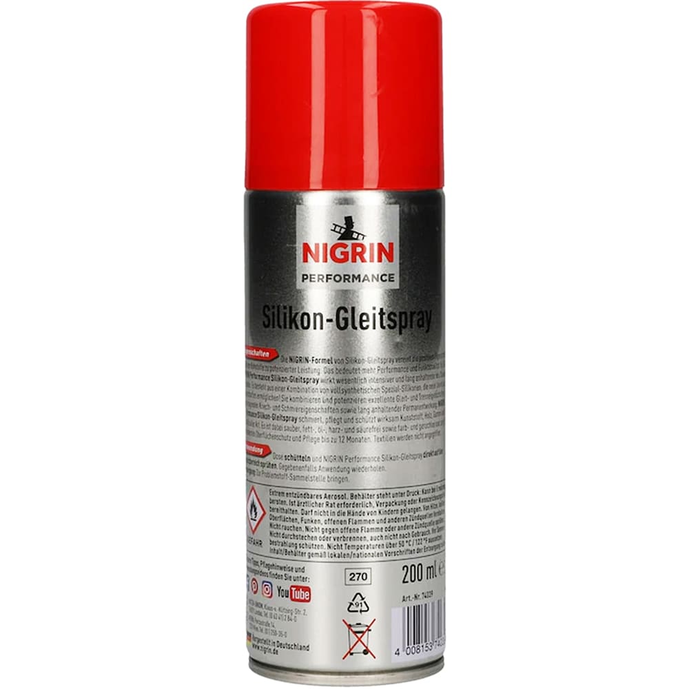 Spray silicon Hybrid NIGRIN Performance 74039, 200ml
