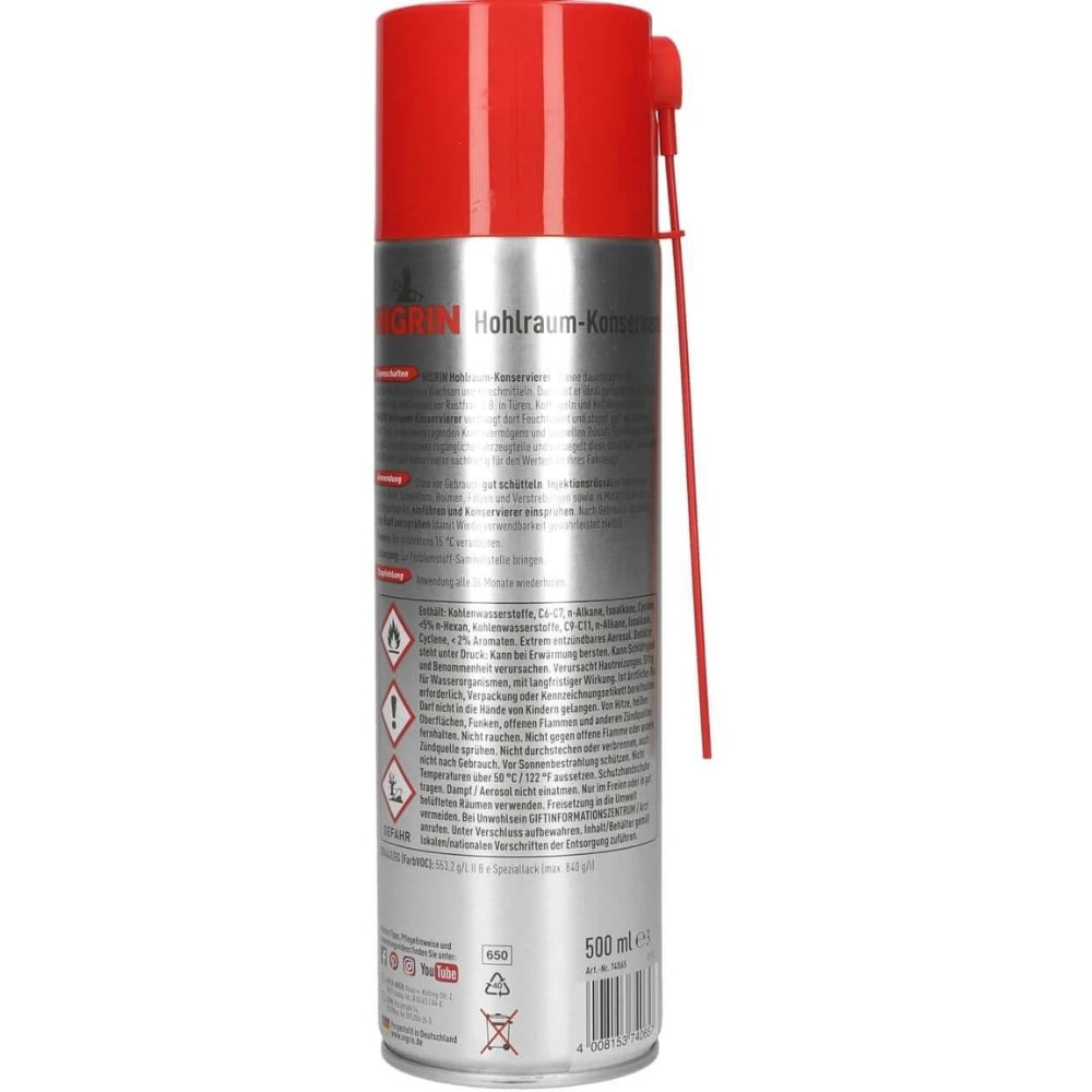 Spray izolare praguri NIGRIN 74065, 500ml