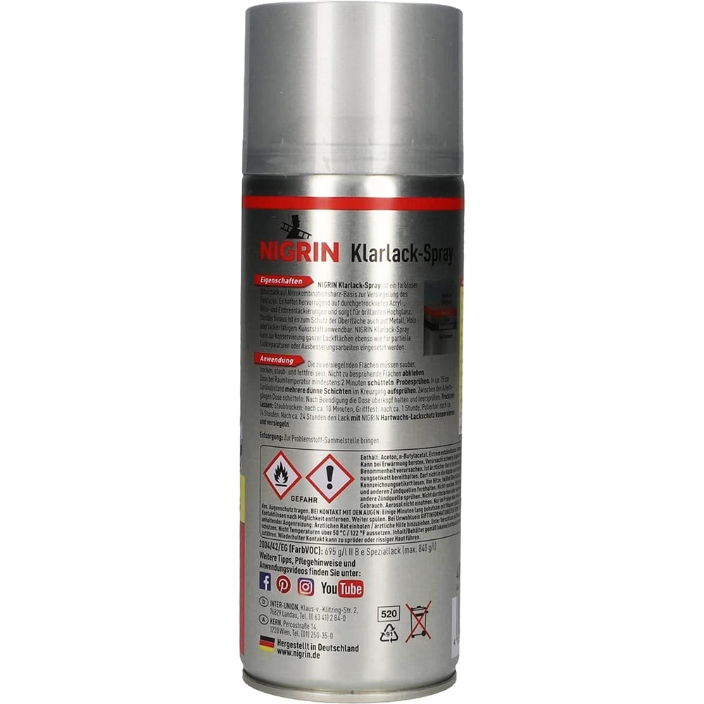 Lac etansare vopsea NIGRIN 74116, incolor, 400ml