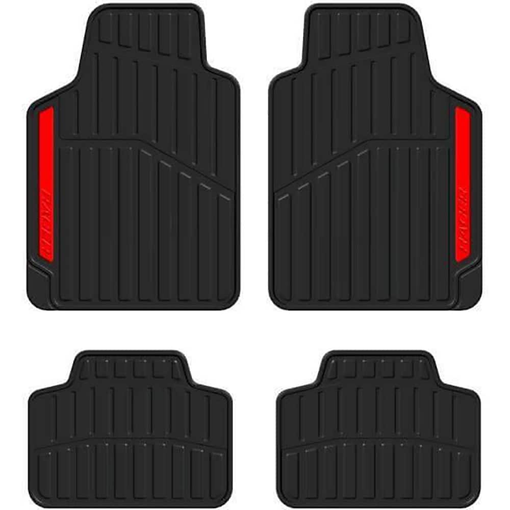 Set covorase auto ROLL FAST Sport Line RED, universal, PVC, 4bucati