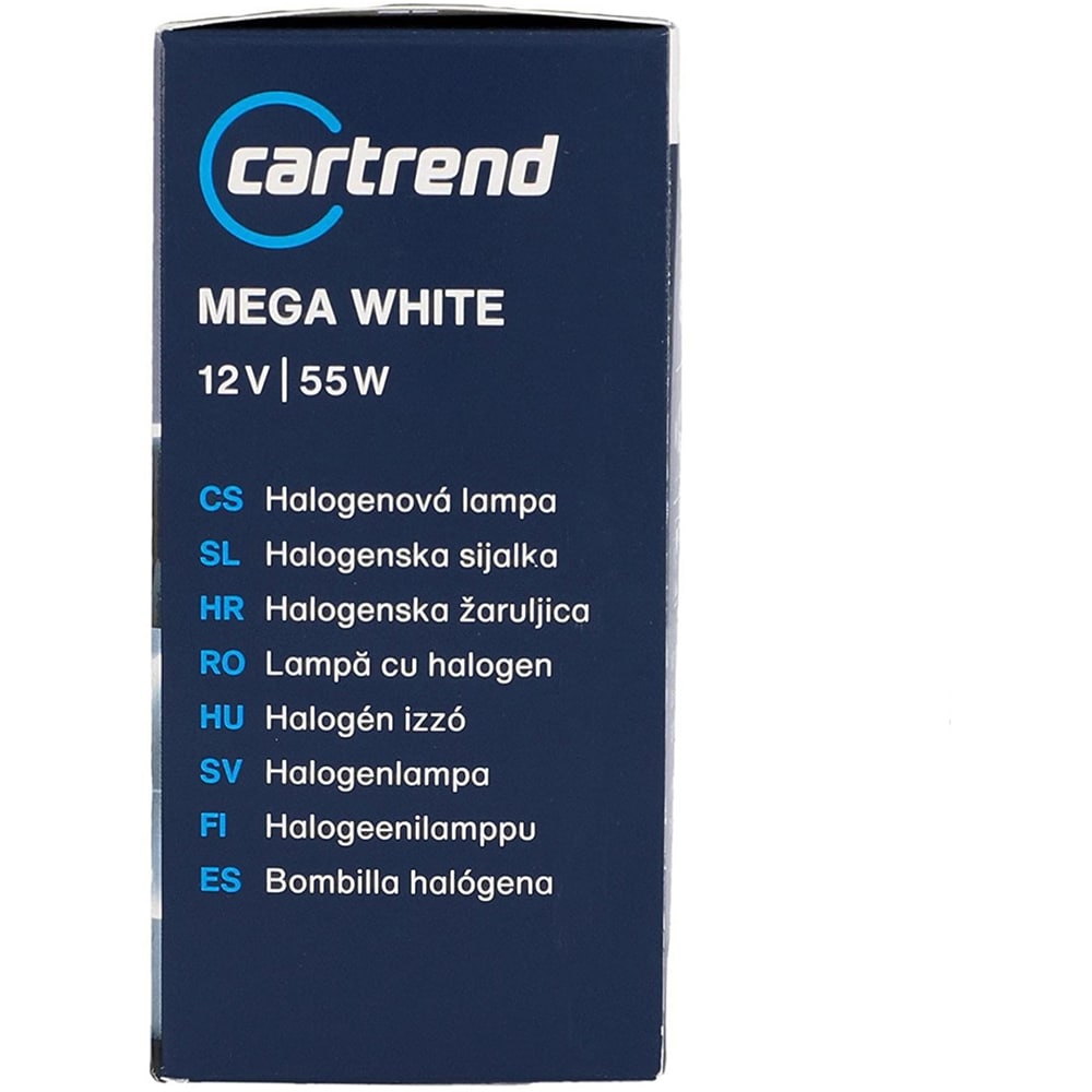 Set becuri auto CARTREND Mega White, +30%, H7. 55W, 12V, 2buc