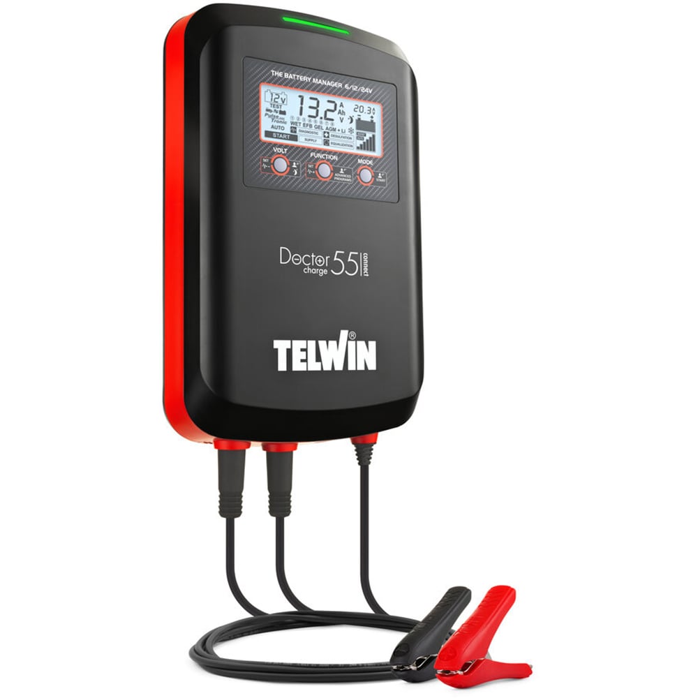 Redresor auto TELWIN Doctor Charge 55 Connect, 6V/12V/24V, 45/23A