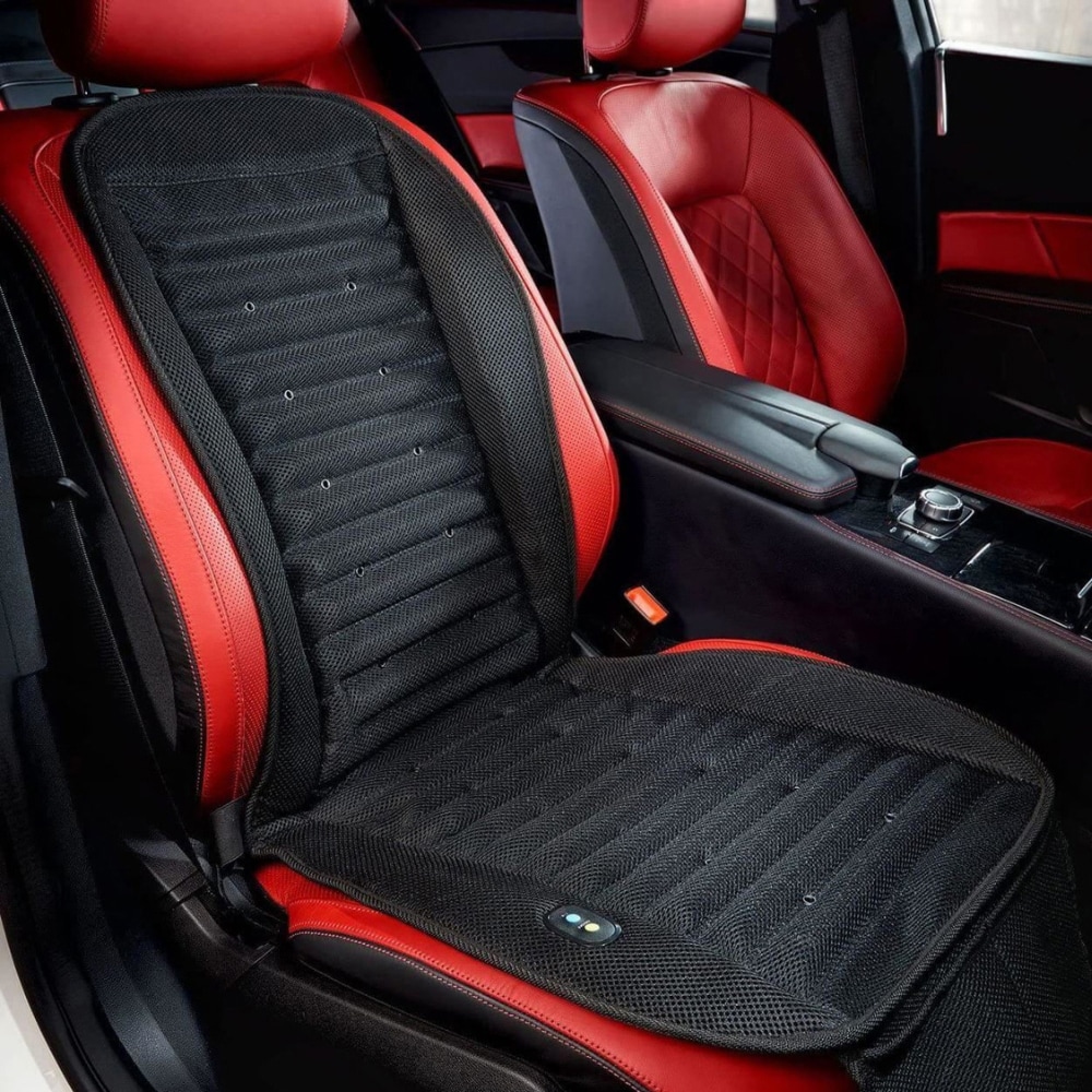 Husa scaun ROLL FAST 86130R, ventilatie, 12V, negru