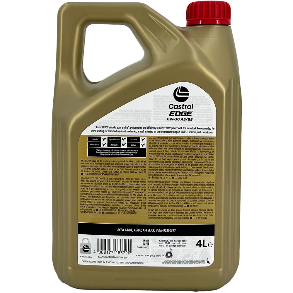Ulei Motor CASTROL EDGE, 0W-30, 4L