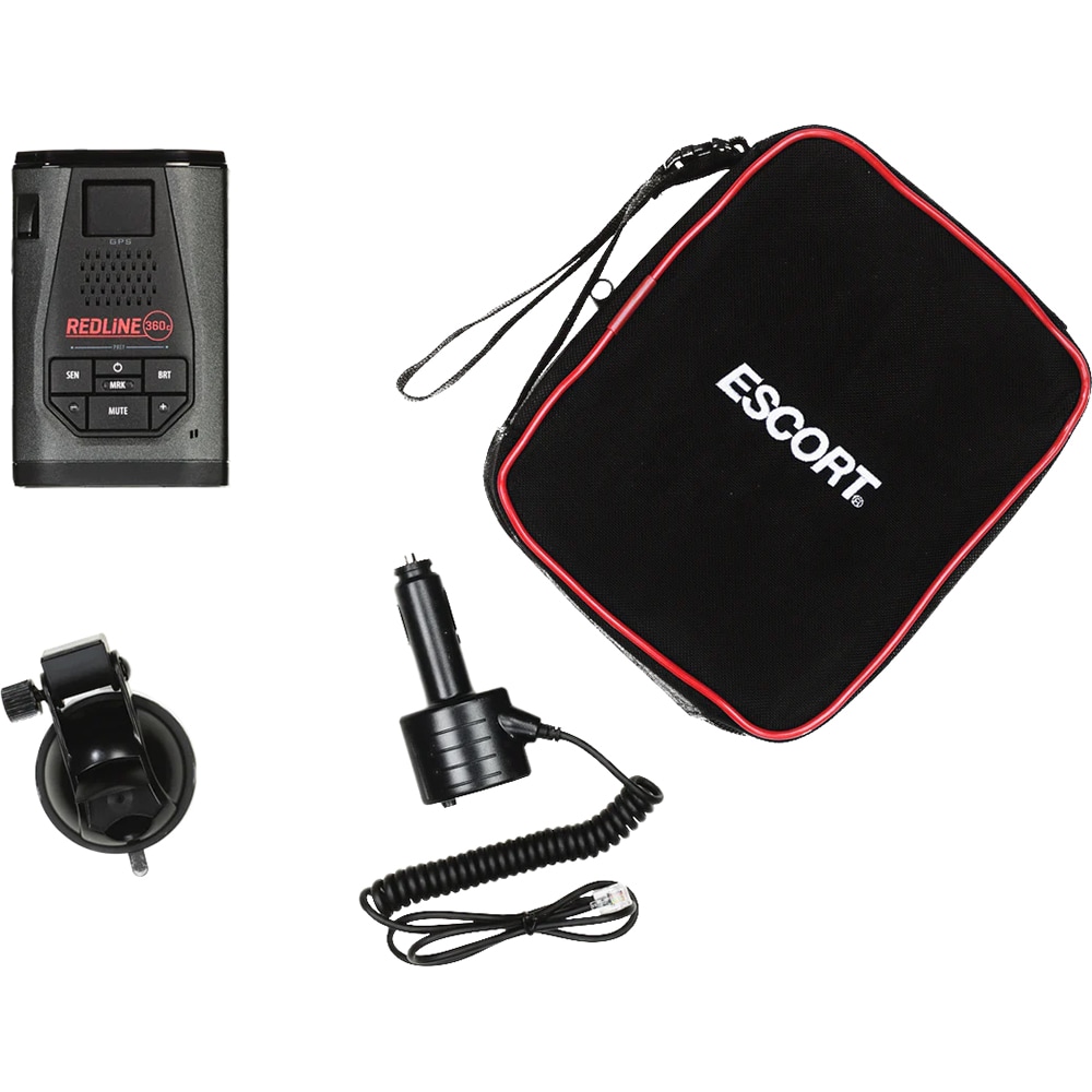 Detector radar ESCORT Redline 360C, banda detectie X, K, KA, Laser