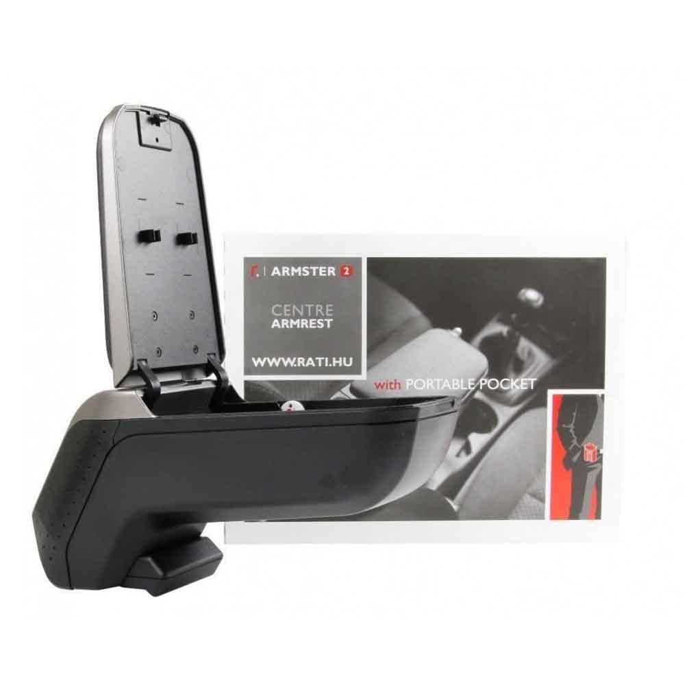 Cotiera auto RATI Armster, Duster 2018-Prezent, negru-gri