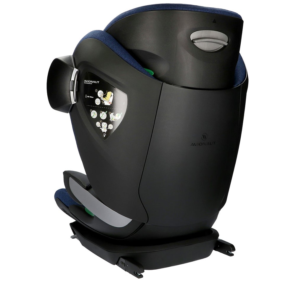 Scaun auto AVIONAUT MaxSpace AirFlow AV36004AIRFLOW, Isofix, 15-36kg, i-Size, albastru inchis