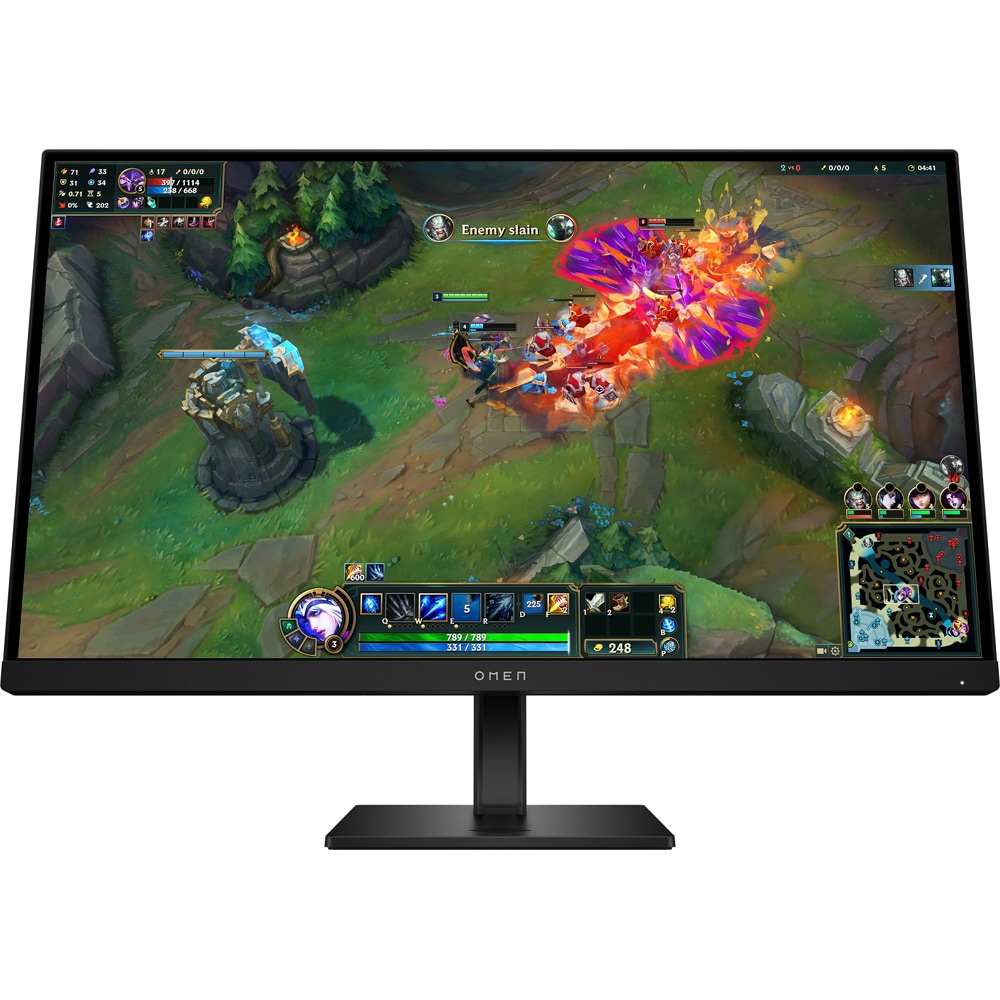 Monitor Gaming LED IPS HP Omen 27q G2, 27", QHD, 180Hz, AMD FreeSync, pivot, negru