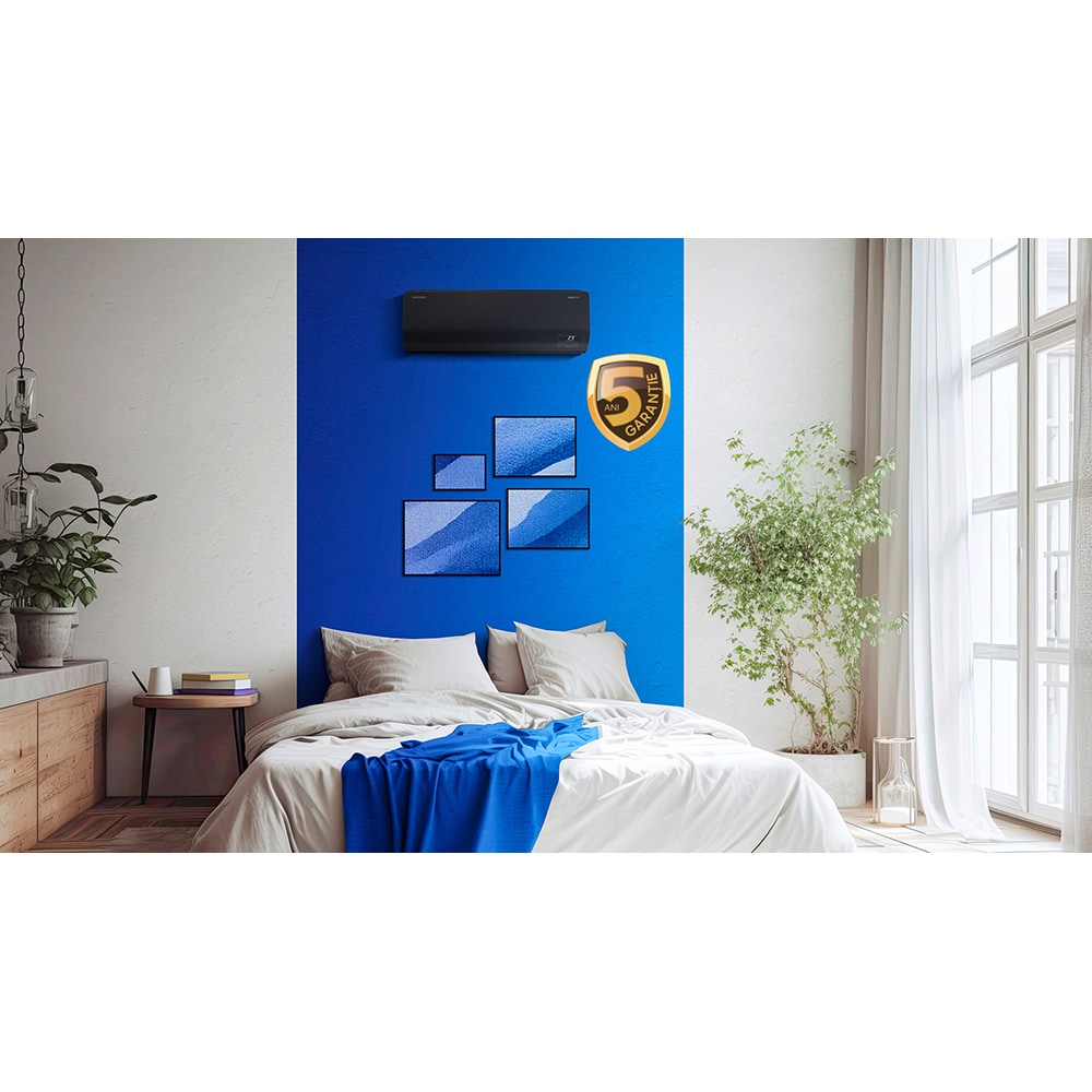 Aer conditionat SAMSUNG Windfree Avant S2, 9000 BTU, A+++/A++, Wi-Fi, Functie Incalzire, Inverter, AI, negru